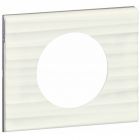  - Legrand Celiane2 Corian Белый Рельеф Рамка 1-я (2 мод) (069011)