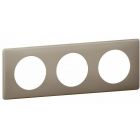  - Legrand Celiane2 Перкаль Грэй Рамка 3-ая (2+2+2 мод) (066723)