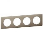  - Legrand Celiane2 Перкаль Грэй Рамка 4-ая (2+2+2+2 мод) (066724)