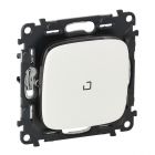 - Legrand Valena ALLURE DIY Белый переключатель 1-клавишный с подсветкой 10А 250В (752726)