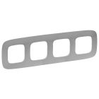  - Legrand Valena ALLURE Алюминий Рамка 4-ая (754394)