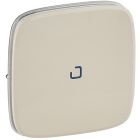  - Legrand Valena ALLURE Слоновая кость Клавиша 1-ая с подсветкой/индикацией (голубая линза в центре) (755086)