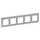  - Legrand Valena LIFE Алюминий Рамка 5-ая (754135)