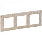  - Legrand Valena LIFE Ампир бежевый Рамка 3-ая (754113)