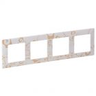  - Legrand Valena LIFE Ампир белый Рамка 4-ая (754104)