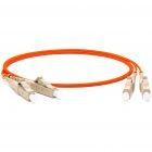  - Hyperline FC-D2-62-LC/PR-LC/PR-H-1M-LSZH-OR