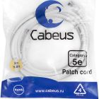  - Cabeus PC-UTP-RJ45-Cat.5e-3m-WH-LSZH