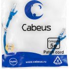  - Cabeus PC-UTP-RJ45-Cat.5e-0.3m-BL-LSZH