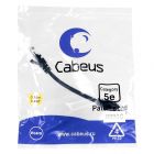  - Cabeus PC-UTP-RJ45-Cat.5e-0.15m-BK