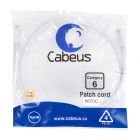  - Cabeus PC-UTP-RJ45-Cat.6-1m-WH
