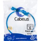  - Cabeus PC-UTP-RJ45-Cat.6-0.5m-BL