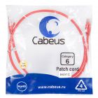  - Cabeus PC-UTP-RJ45-Cat.6-1m-RD