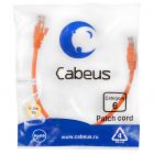  - Cabeus PC-UTP-RJ45-Cat.6-0.3m-OR
