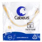  - Cabeus PC-UTP-RJ45-Cat.6-0.3m-YL