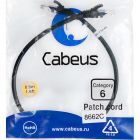  - Cabeus PC-UTP-RJ45-Cat.6-0.5m-BK