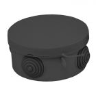  - Коробка распаячная КМР-040-039 с крышкой 85х40 4 мембранных ввода IP54 черн. EKF plc-kmr-040-039-b