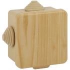  - Коробка распаячная ОП КОР 80х80х50мм с гермовводами 7 вх. IP54 сосна Эра Б0043225