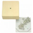  - Коробка распределительная ОП 60х60х30мм с клемм. сосна HEGEL КРК2701 0201-И