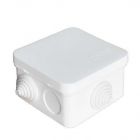 Коробка распределительная ОП 75х75х45мм IP54 7 выходов 3 гермоввода крышка защелкивающаяся бел. Epplast 220321 - Коробка распределительная ОП 75х75х45мм IP54 7 выходов 3 гермоввода крышка защелкивающаяся бел. Epplast 220321