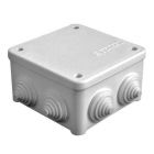 Коробка распределительная ОП 85х85х45мм IP54 7 выходов 3 гермоввода крышка на винтах сер. Epplast 130112 - Коробка распределительная ОП 85х85х45мм IP54 7 выходов 3 гермоввода крышка на винтах сер. Epplast 130112