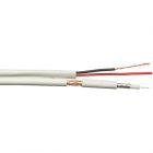  - ELETEC Кабель комбинированный 3C-2V+2x0.5 мм275 Ом, белый, плоский, 200 м (04-925)