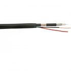  - ELETEC Кабель комбинированный RG59 CU+2x0.75 мм2 75 Ом, черный, 200 м (04-125)