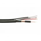  - ELETEC Кабель комбинированный RG59 B/U+2x0.75 мм2 75 Ом, Outdoor с тросом, 500 м (04-555)