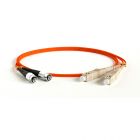 Hyperline FC-D2-50-FC/PR-SC/PR-H-50M-LSZH-OR - Hyperline FC-D2-50-FC/PR-SC/PR-H-50M-LSZH-OR