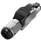  - Hyperline PLUE-8P8C-S-C6A-SH-BK