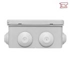 Коробка распределительная КМР-030-014 100х100х50 IP55 с крышкой 10 мембранных вводов розн. стикер EKF plc-kmr-030-014-r - Коробка распределительная КМР-030-014 100х100х50 IP55 с крышкой 10 мембранных вводов розн. стикер EKF plc-kmr-030-014-r