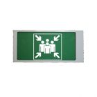  - Ирида-Гефест "Место сбора", мигающий, трафаретный (Т–Е21–Бел/Зел–2х5-миг)