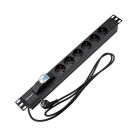 Блок распределения питания для 19" шкафов, горизонтальный, 6 розеток СЕЕ 7/4, 16A, автомат защиты, алюм корп, шнур 2м, вилка СЕЕ 7/7 REXANT (04-0103-1) - Блок распределения питания для 19" шкафов, горизонтальный, 6 розеток СЕЕ 7/4, 16A, автомат защиты, алюм корп, шнур 2м, вилка СЕЕ 7/7 REXANT (04-0103-1)