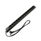 Блок распределения питания для 19" шкафов, вертикальный, 13 розеток СЕЕ 7/4, 16A, фильтр, без выкл, алюм корп, шнур 2м, вилка СЕЕ 7/7 REXANT (04-0205-2) - Блок распределения питания для 19" шкафов, вертикальный, 13 розеток СЕЕ 7/4, 16A, фильтр, без выкл, алюм корп, шнур 2м, вилка СЕЕ 7/7 REXANT (04-0205-2)