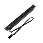 Блок распределения питания для 19" шкафов, горизонтальный, 8 розеток C13, 10A, без выкл, алюм корп, шнур 2м, вилка C14 REXANT (04-0304-1) - Блок распределения питания для 19" шкафов, горизонтальный, 8 розеток C13, 10A, без выкл, алюм корп, шнур 2м, вилка C14 REXANT (04-0304-1)