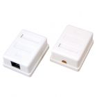  - Розетка сетевая LAN, на стену, 1 гнездо 8Р8С (RJ-45), CAT 5e REXANT (06-0104-B)