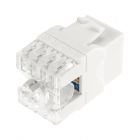  - Модуль вставка Keystone, UTP неэкранированный, CAT 5e, тип 180 градусов, Dual IDC с пылезащитной шторкой REXANT PRO (02-0060-1)