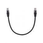  - Патч-корд U/UTP, CAT 5e, RJ45-RJ45, 26AWG, LSZH, черный, 0,3м REXANT (02-0102-03)