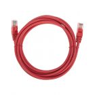  - Патч-корд U/UTP, CAT 5e, RJ45-RJ45, 26AWG, LSZH, красный, 3м REXANT (02-0103-3)