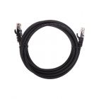  - Патч-корд U/UTP, CAT 6, RJ45-RJ45, 26AWG, LSZH, черный, 3м REXANT (02-0292-3)