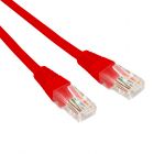 Патч-корд U/UTP, CAT 6, RJ45-RJ45, 26AWG, LSZH, красный, 0,3м REXANT (02-0293-03)  - Патч-корд U/UTP, CAT 6, RJ45-RJ45, 26AWG, LSZH, красный, 0,3м REXANT (02-0293-03)