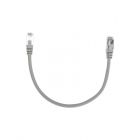 Патч-корд F/UTP, CAT 6, RJ45-RJ45, 26AWG, LSZH, серый, 0,3м REXANT (02-0210-03)  - Патч-корд F/UTP, CAT 6, RJ45-RJ45, 26AWG, LSZH, серый, 0,3м REXANT (02-0210-03)