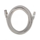 Патч-корд S/FTP, CAT 6A (10G), RJ45-RJ45, 28AWG, LSZH, серый, 3м REXANT (02-0390-3)  - Патч-корд S/FTP, CAT 6A (10G), RJ45-RJ45, 28AWG, LSZH, серый, 3м REXANT (02-0390-3)