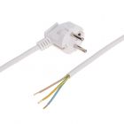  - Шнур электрический с вилкой ПВС 3х1,0 мм² 3м белый REXANT (11-1319)