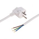  - Шнур электрический с вилкой ПВС 3х1,5 мм² 2м белый REXANT (11-1327)