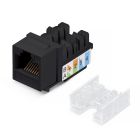 Cabeus KJ-RJ45-Cat.6-90-SW-BK - Cabeus KJ-RJ45-Cat.6-90-SW-BK