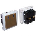 Lanmaster LAN-EC45x45-S21-BRZ  - Lanmaster LAN-EC45x45-S21-BRZ