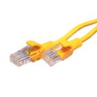  - Патч-корд SUPRLAN UTP 5e 4x2 26AWG (7x0.16mm) Cu LSZH желтый 5м 10-0165