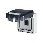  - ДКС DIS137648150 Розетка RJ 45, настенная