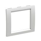  - ДКС F00011G Рамка универсальная на 2 модуля, цвет серый металлик