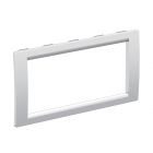  - ДКС F00013G Рамка универсальная на 4 модуля, цвет серый металлик